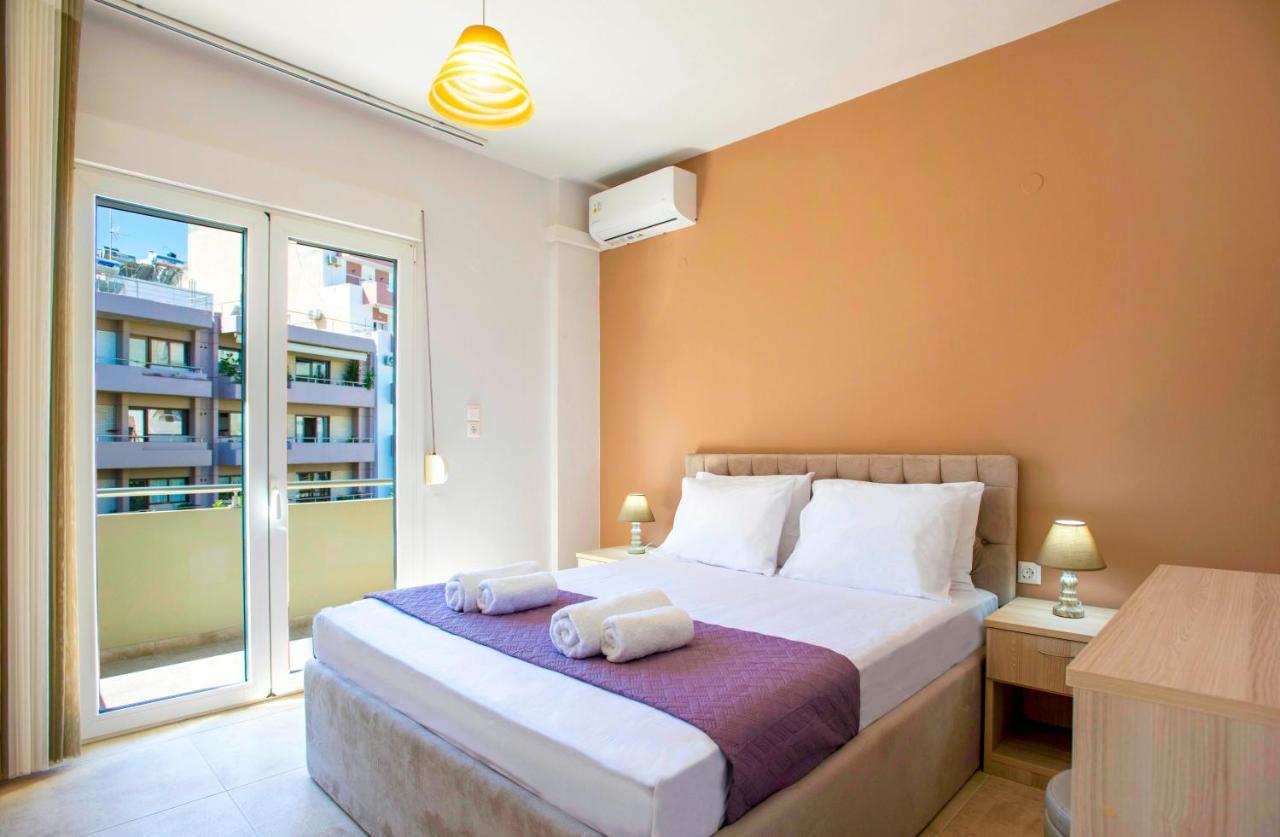 Comfy Central 1 Bedroom Apt With Terrace And View Heraklion Exteriör bild