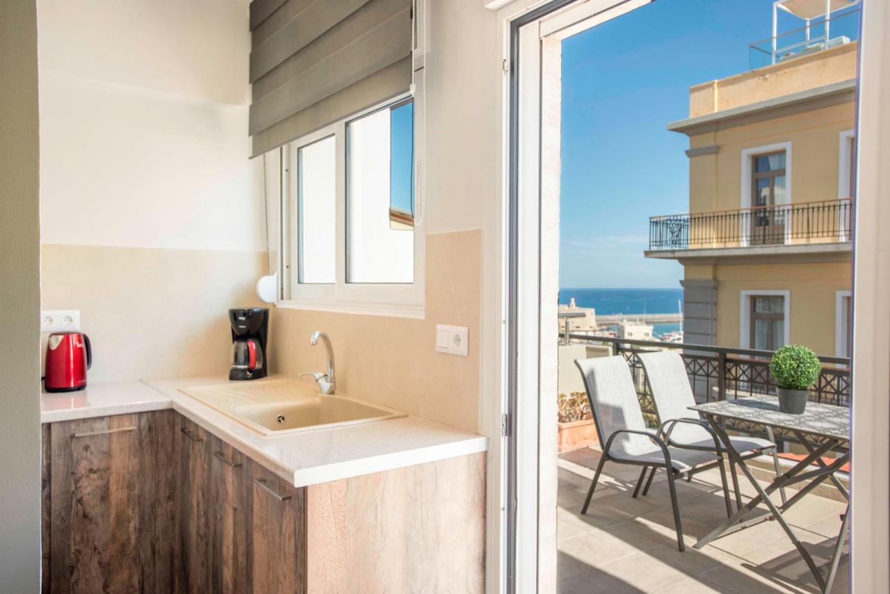 Comfy Central 1 Bedroom Apt With Terrace And View Heraklion Exteriör bild